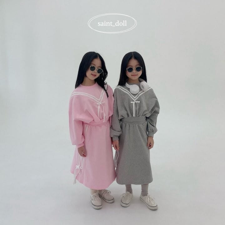 Saint Doll - Korean Children Fashion - #kidzfashiontrend - Ribbon Tape Sweatshirt - 7