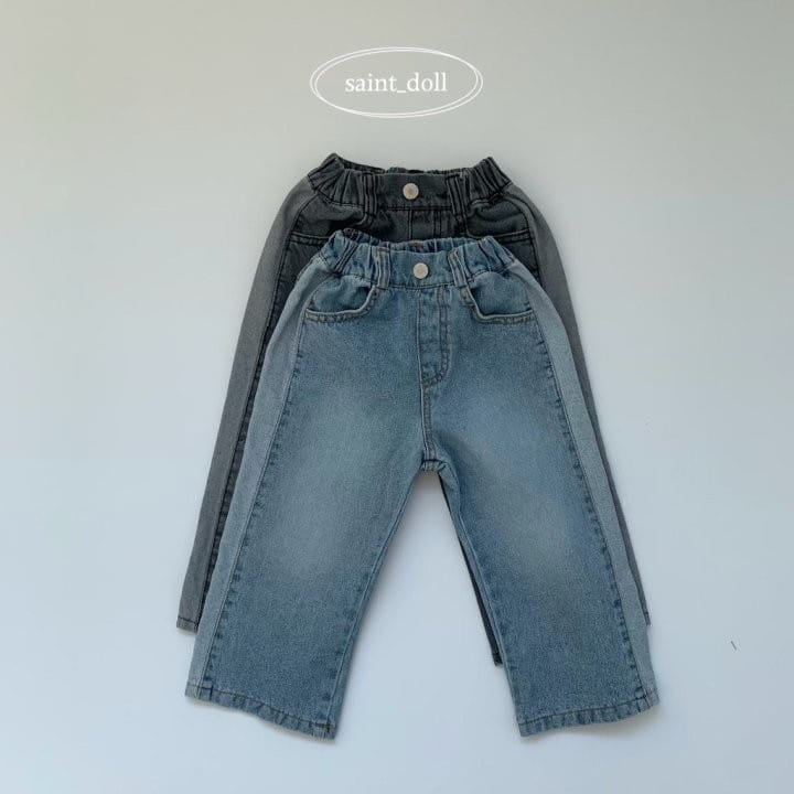 Saint Doll - Korean Children Fashion - #magicofchildhood - Saiba Denim Pants With Mom