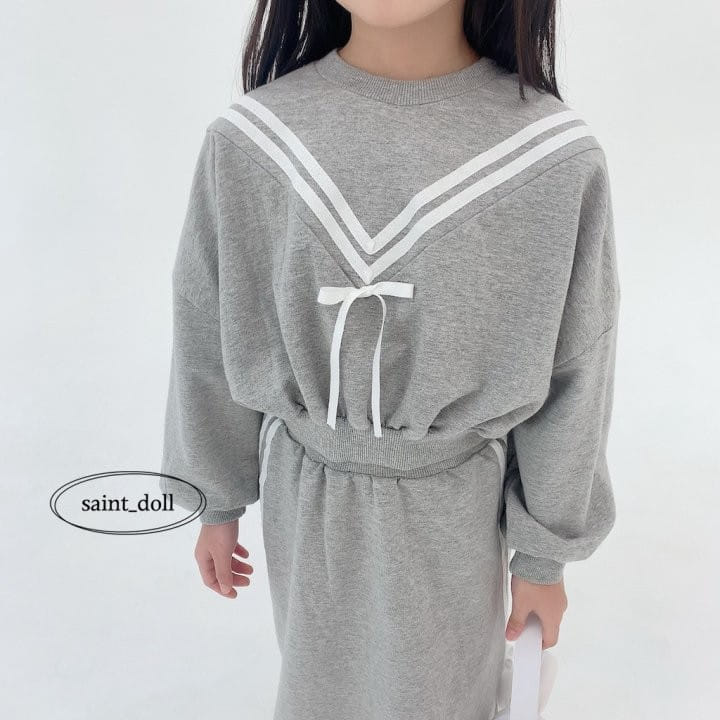 Saint Doll - Korean Children Fashion - #magicofchildhood - Ribbon Tape Sweatshirt - 10