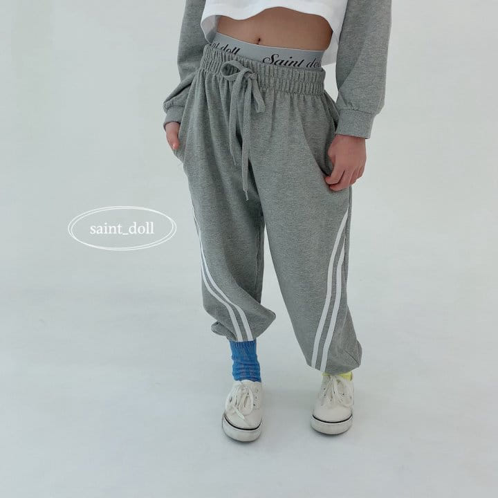 Saint Doll - Korean Children Fashion - #minifashionista - Diagonal Jogger Pants