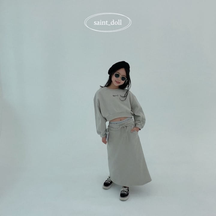 Saint Doll - Korean Children Fashion - #stylishchildhood - Back Unbalance Slit Skirt With Mom - 10