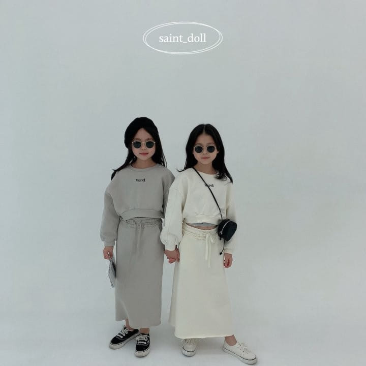 Saint Doll - Korean Children Fashion - #todddlerfashion - Back Unbalance Slit Skirt With Mom - 8