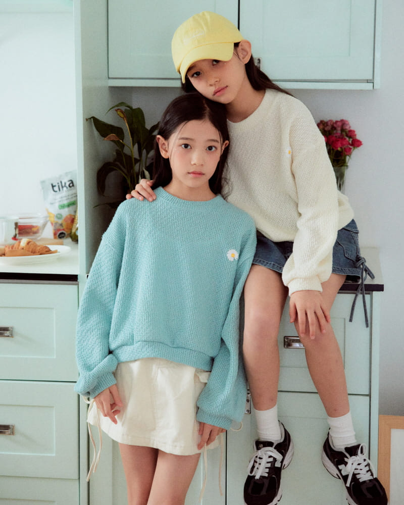 Sm2 - Korean Children Fashion - #Kfashion4kids - Candy Knit Tee - 6