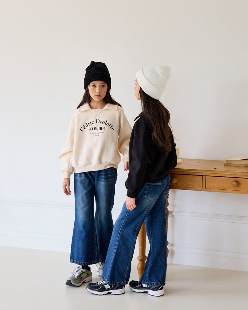 Sm2 - Korean Children Fashion - #Kfashion4kids - Boots Cut Slit Pants - 3