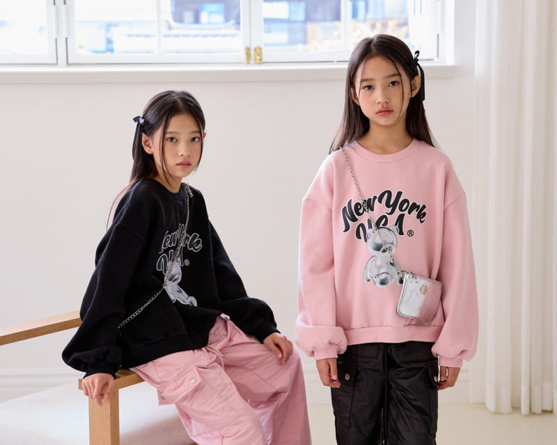 Sm2 - Korean Children Fashion - #childofig - New York  Bear Sweatshirt - 7