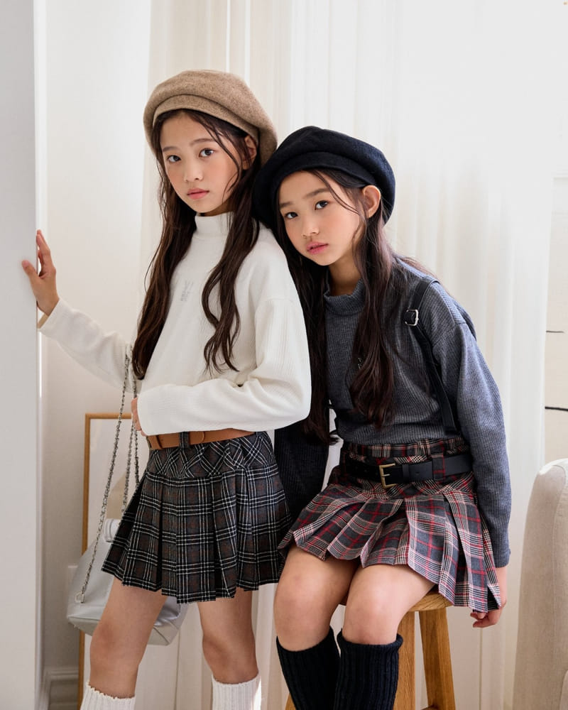 Sm2 - Korean Children Fashion - #childofig - Vibe Half Turtleneck Tee - 5