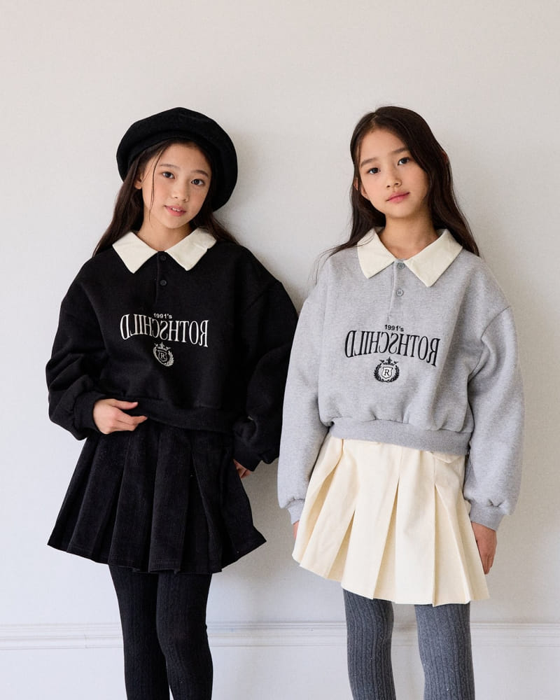 Sm2 - Korean Children Fashion - #childofig - School Collar Sweatshirt - 6