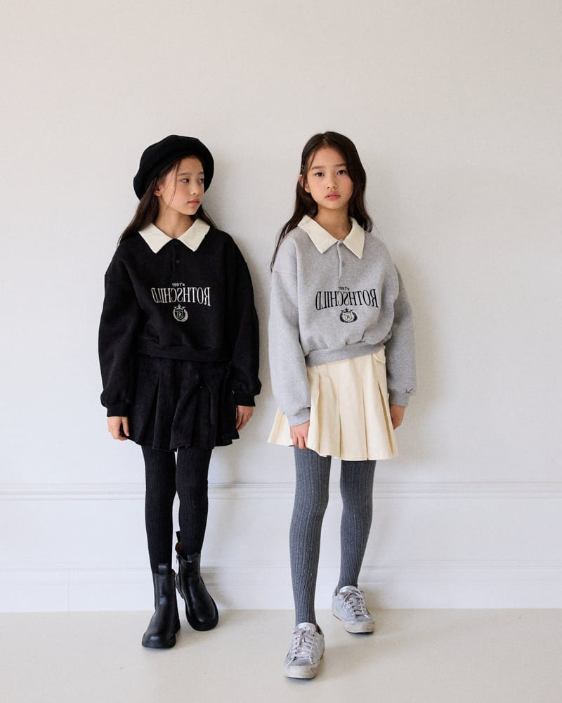 Sm2 - Korean Children Fashion - #childrensboutique - School Collar Sweatshirt - 7