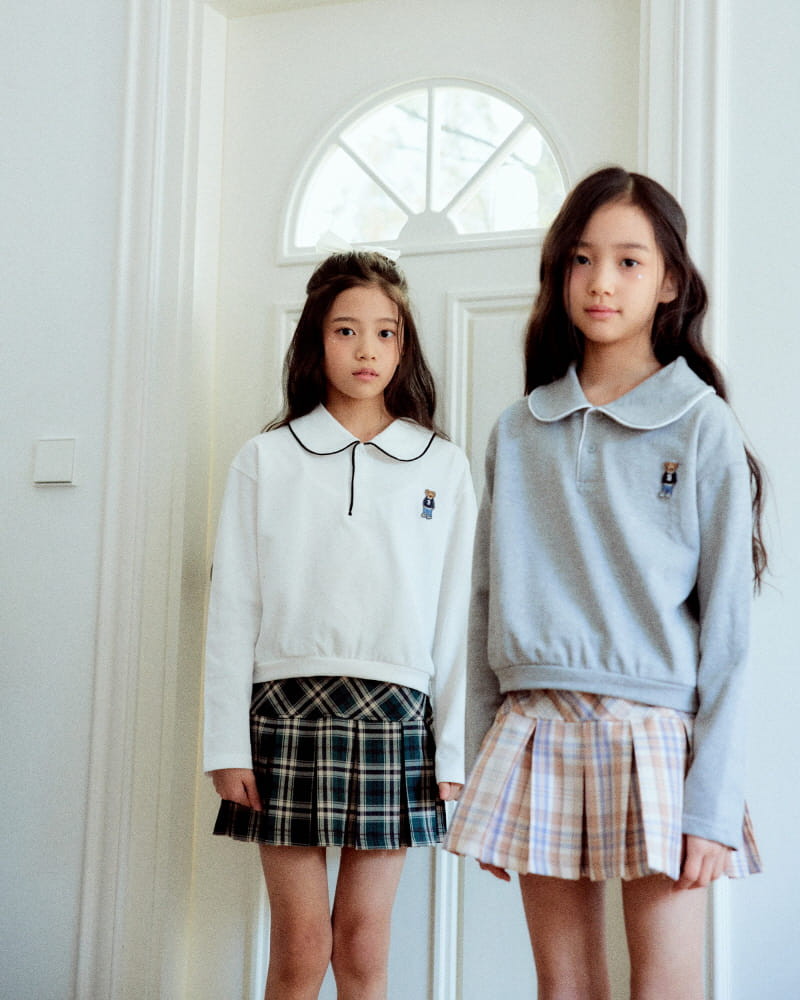 Sm2 - Korean Children Fashion - #discoveringself - Check Belt Skirt - 10