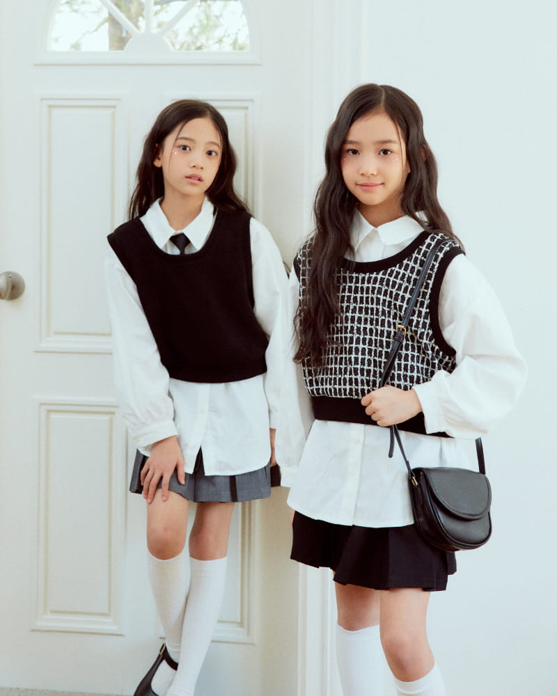 Sm2 - Korean Children Fashion - #discoveringself - Celebrity Knit Vest - 6