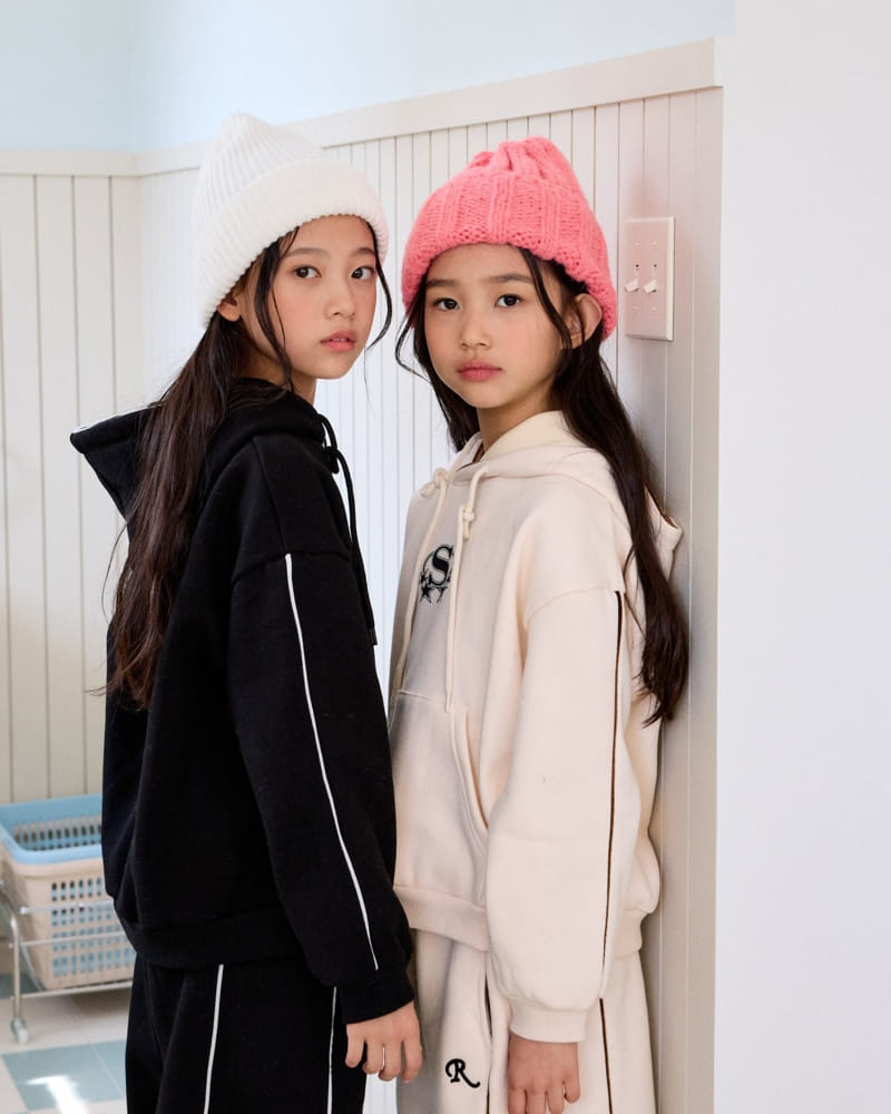 Sm2 - Korean Children Fashion - #discoveringself - Velvet Ping Hoody Tee - 10