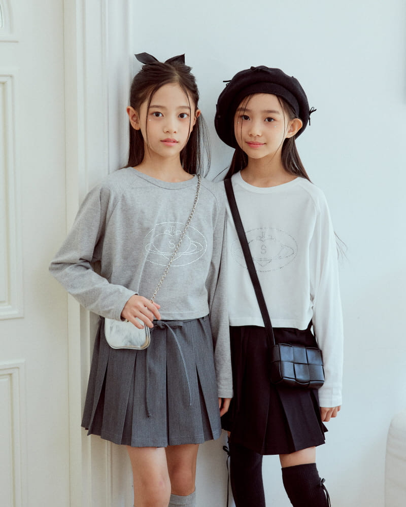 Sm2 - Korean Children Fashion - #fashionkids - Classic Campus Skirt - 10