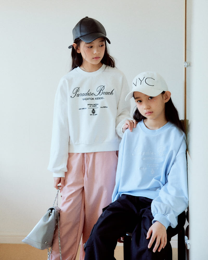 Sm2 - Korean Children Fashion - #fashionkids - Lettering Embroidery Sweatshirt - 8