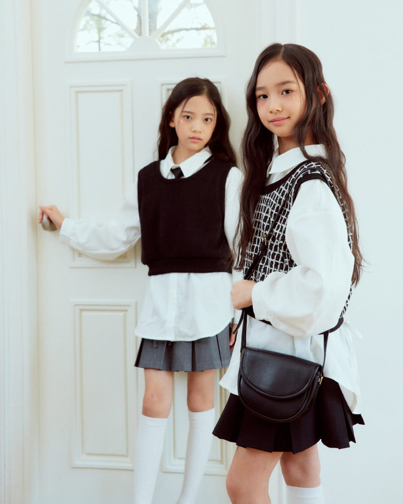 Sm2 - Korean Children Fashion - #kidsshorts - Celebrity Knit Vest - 8