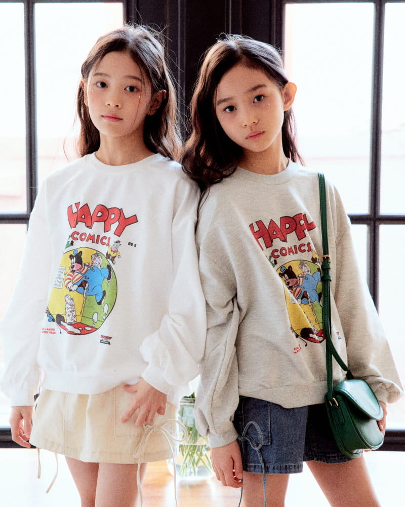 Sm2 - Korean Children Fashion - #kidsshorts - Cartoon Sweatshirt - 5