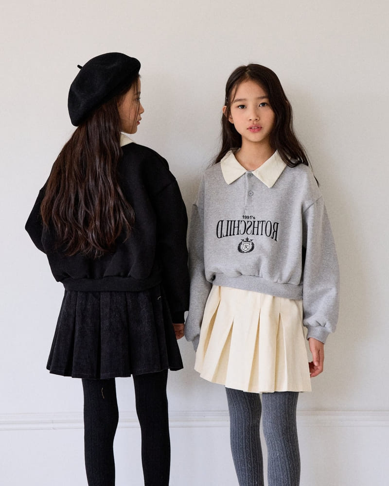 Sm2 - Korean Children Fashion - #kidsshorts - School Collar Sweatshirt - 11