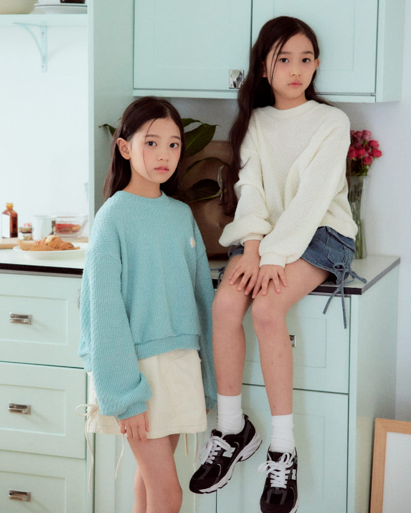 Sm2 - Korean Children Fashion - #littlefashionista - Candy Knit Tee - 7