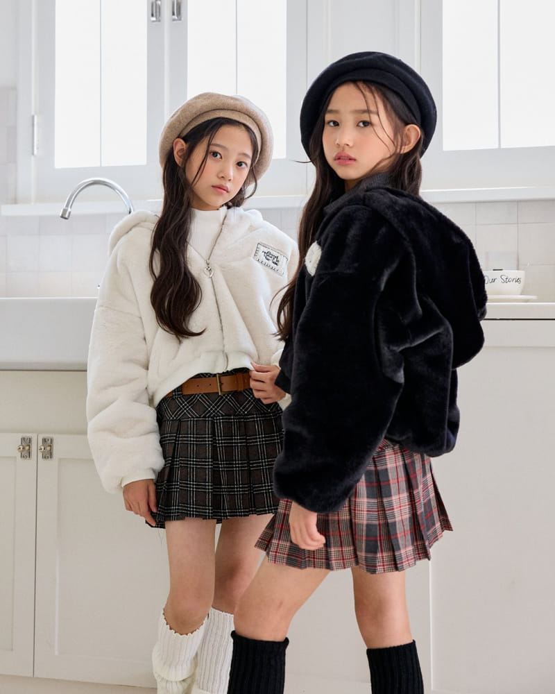 Sm2 - Korean Children Fashion - #littlefashionista - Mongle Fluffy Jacket - 6