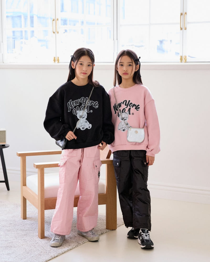 Sm2 - Korean Children Fashion - #magicofchildhood - New York  Bear Sweatshirt