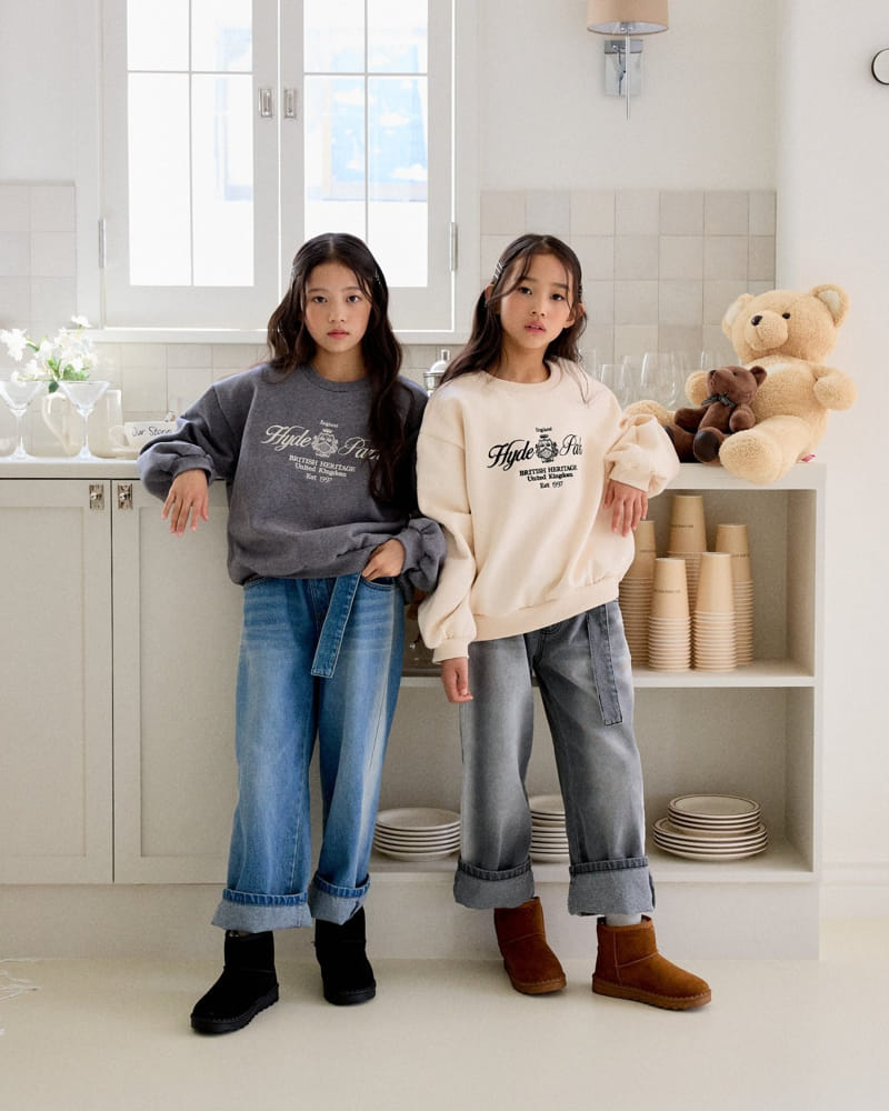 Sm2 - Korean Children Fashion - #minifashionista - Loyal Embroidery Sweatshirt