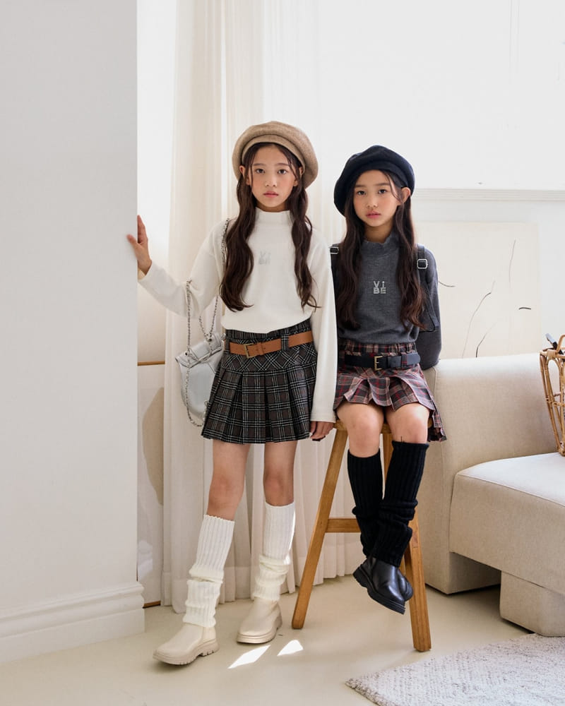 Sm2 - Korean Children Fashion - #toddlerclothing - Vibe Half Turtleneck Tee - 4