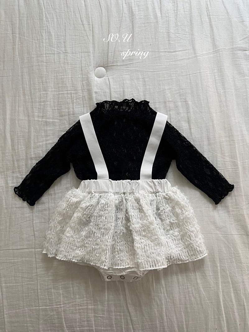 So U - Korean Baby Fashion - #babywear - Lace Terry Tee - 7