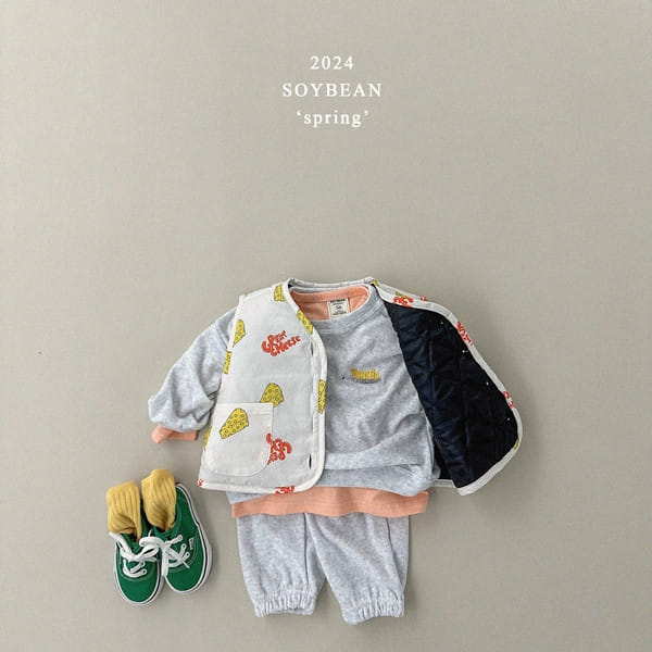 Soybean - Korean Children Fashion - #Kfashion4kids - Club Terry Top Bottom Set - 6