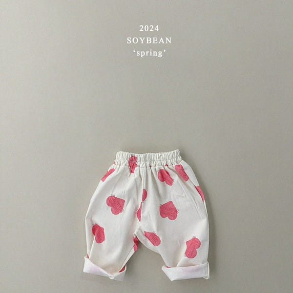 Soybean - Korean Children Fashion - #childofig - Heart Abeng C Pants - 9