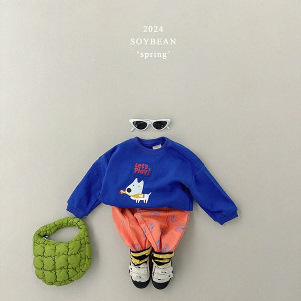 Soybean - Korean Children Fashion - #childofig - Loose Fit Puppy Sweatshirt - 3