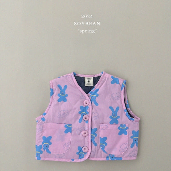 Soybean - Korean Children Fashion - #childofig - Bunny Light Wellon Vest - 11