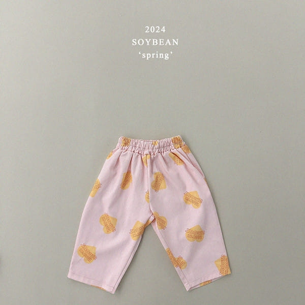 Soybean - Korean Children Fashion - #childrensboutique - Heart Abeng C Pants - 10