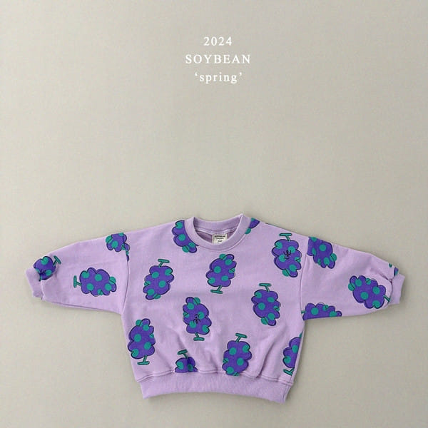 Soybean - Korean Children Fashion - #kidzfashiontrend - Grape Friend Top Bottom Set - 9