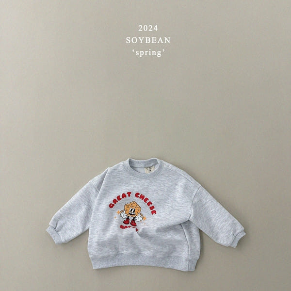 Soybean - Korean Children Fashion - #magicofchildhood - Loose Cheese Sweatshirt - 10