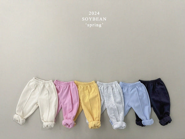 Soybean - Korean Children Fashion - #todddlerfashion - Spring Pintuck Jogger Pants