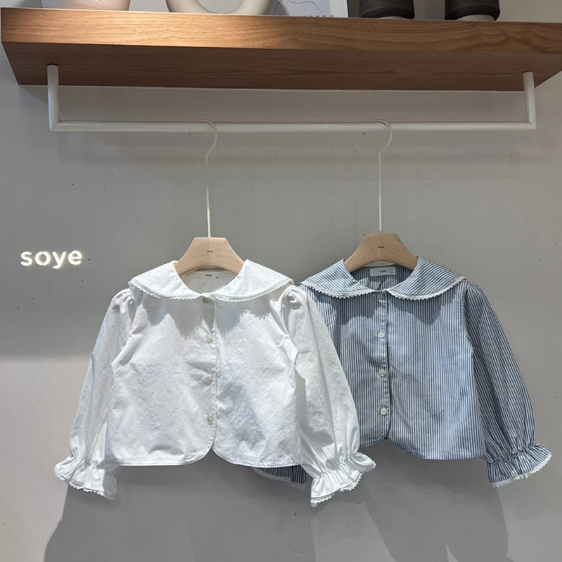 Soye - Korean Children Fashion - #littlefashionista - Lace Sailor Blouse