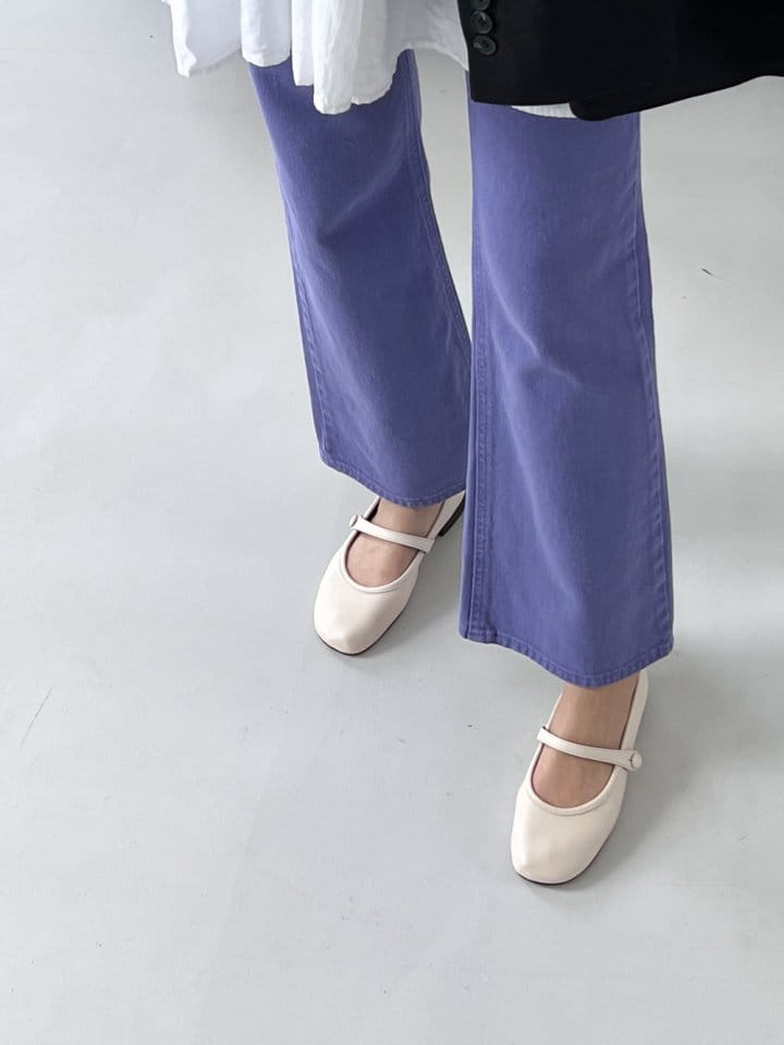 Ssangpa - Korean Women Fashion - #momslook - UDC 3196 Flats & Ballerinas - 3