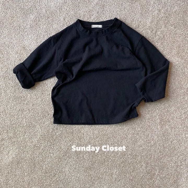 Sunday Closet - Korean Children Fashion - #fashionkids - Sunday Washing Basic Tee - 4