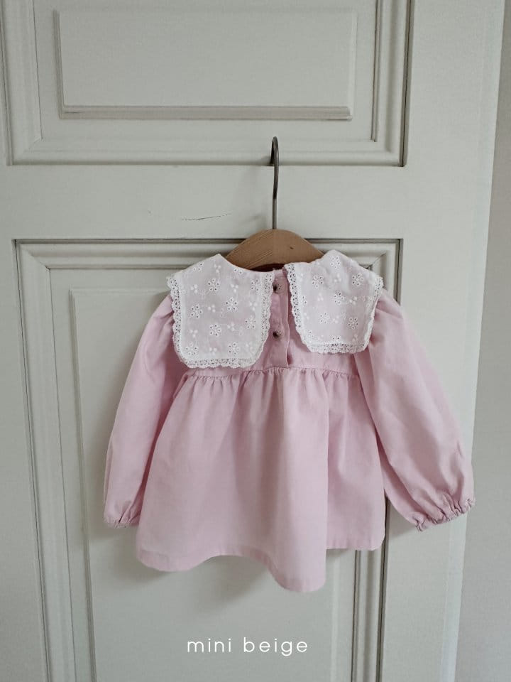 The Beige - Korean Baby Fashion - #babyoutfit - Lace Sera Blouse - 8