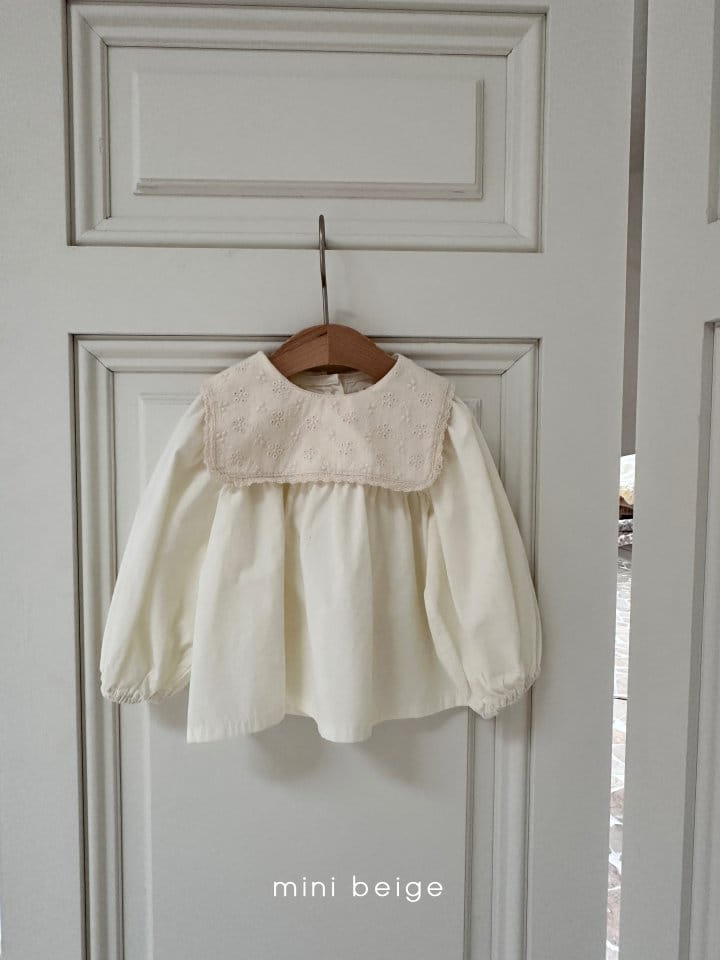 The Beige - Korean Baby Fashion - #babyoutfit - Lace Sera Blouse - 9