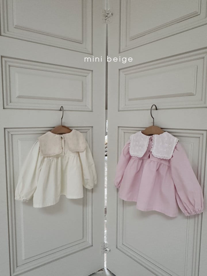 The Beige - Korean Baby Fashion - #onlinebabyboutique - Lace Sera Blouse - 11