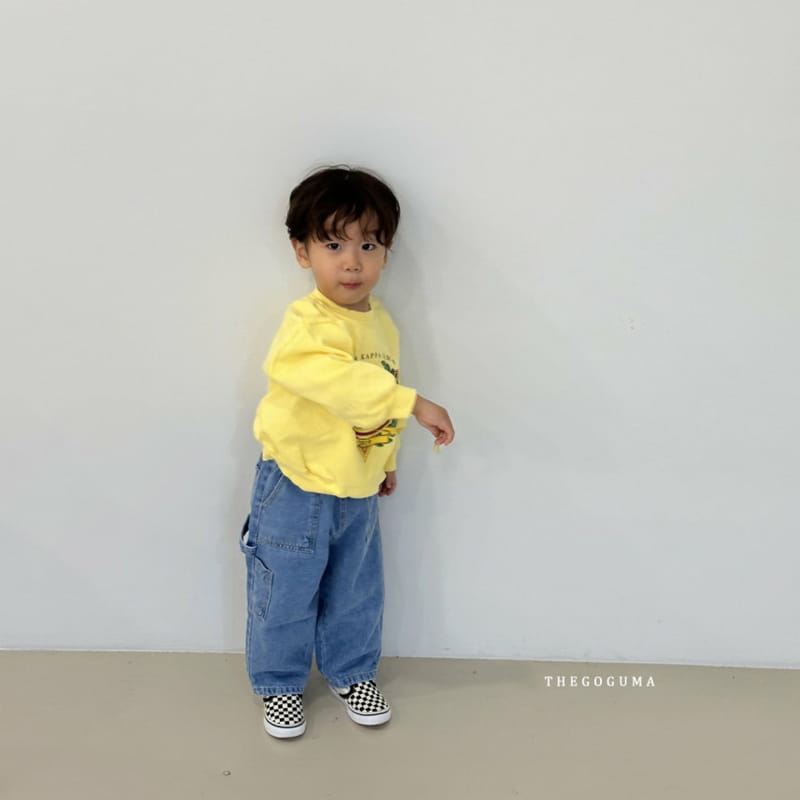 Thegoguma - Korean Children Fashion - #Kfashion4kids - Retro Pocket Denim Pants - 7