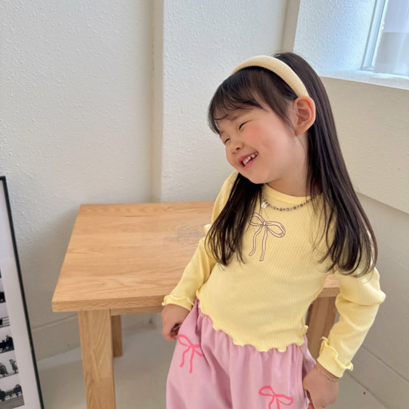 Thegoguma - Korean Children Fashion - #Kfashion4kids - Belly Terry Crop Tee - 11