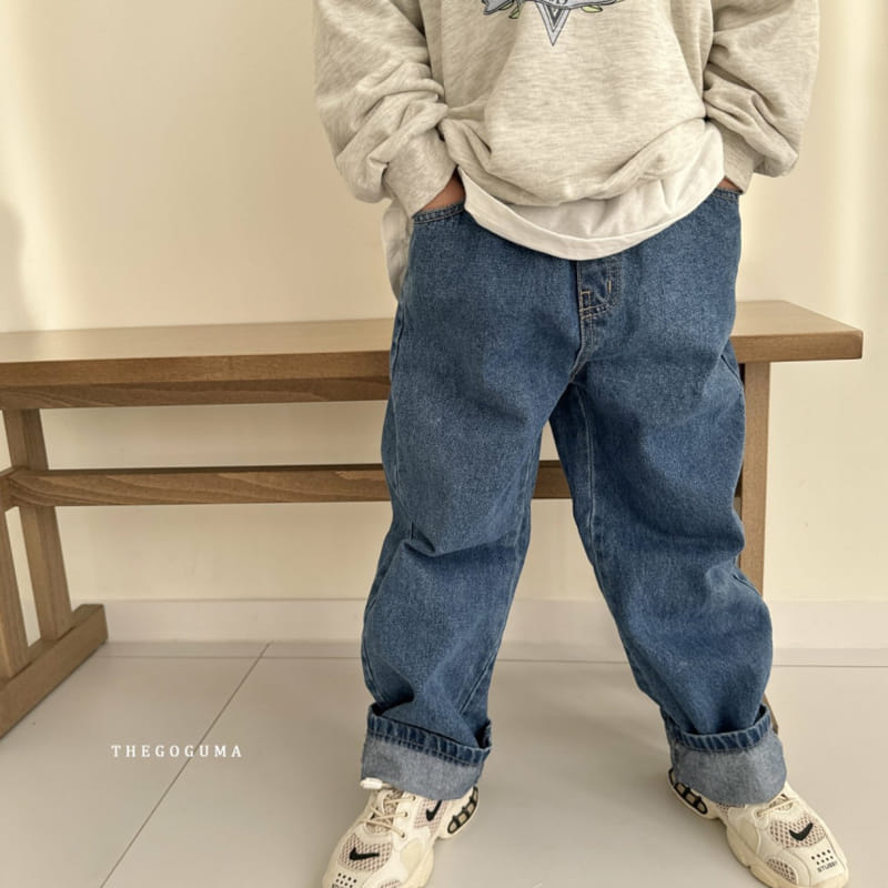 Thegoguma - Korean Children Fashion - #childofig - Street Roll Up Denim Pants - 11