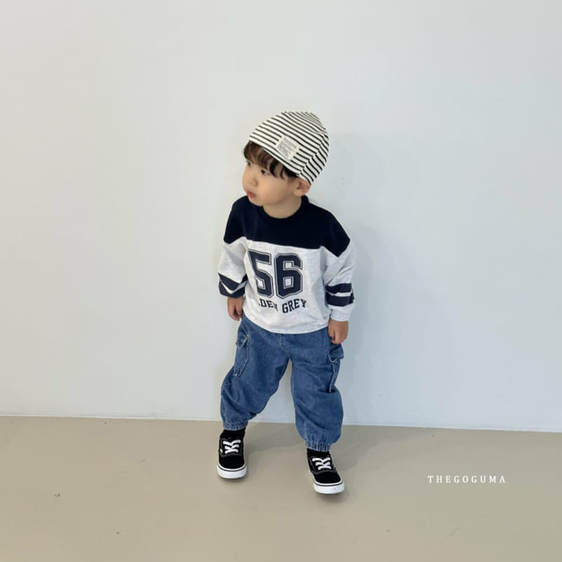 Thegoguma - Korean Children Fashion - #childofig - River Denim Gunbbang Jogger Pants - 2