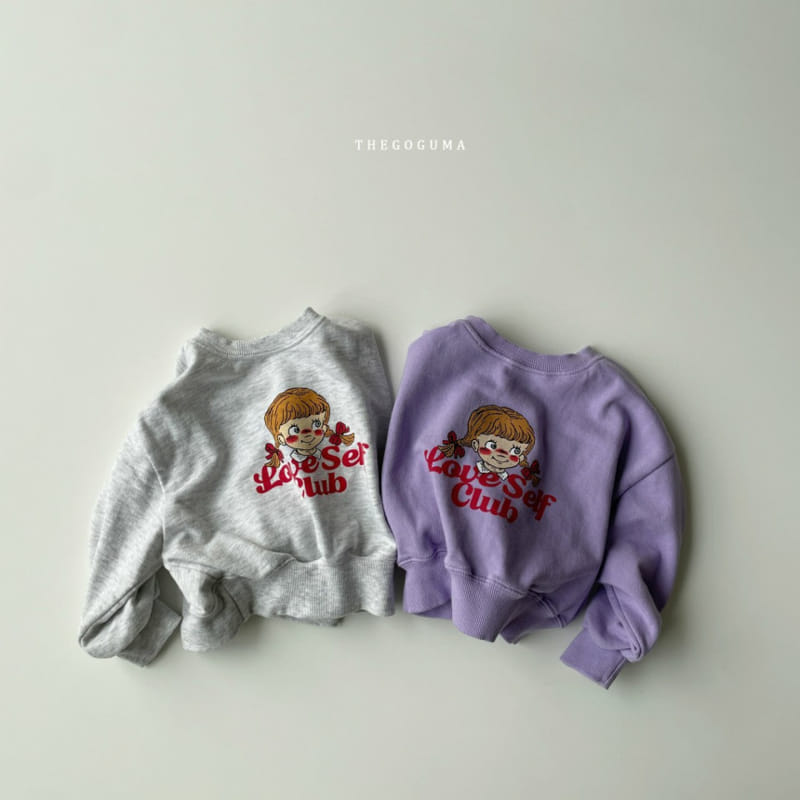 Thegoguma - Korean Children Fashion - #childrensboutique - Love Crop Sweatshirt