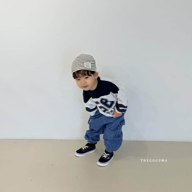 Thegoguma - Korean Children Fashion - #childrensboutique - River Denim Gunbbang Jogger Pants - 3