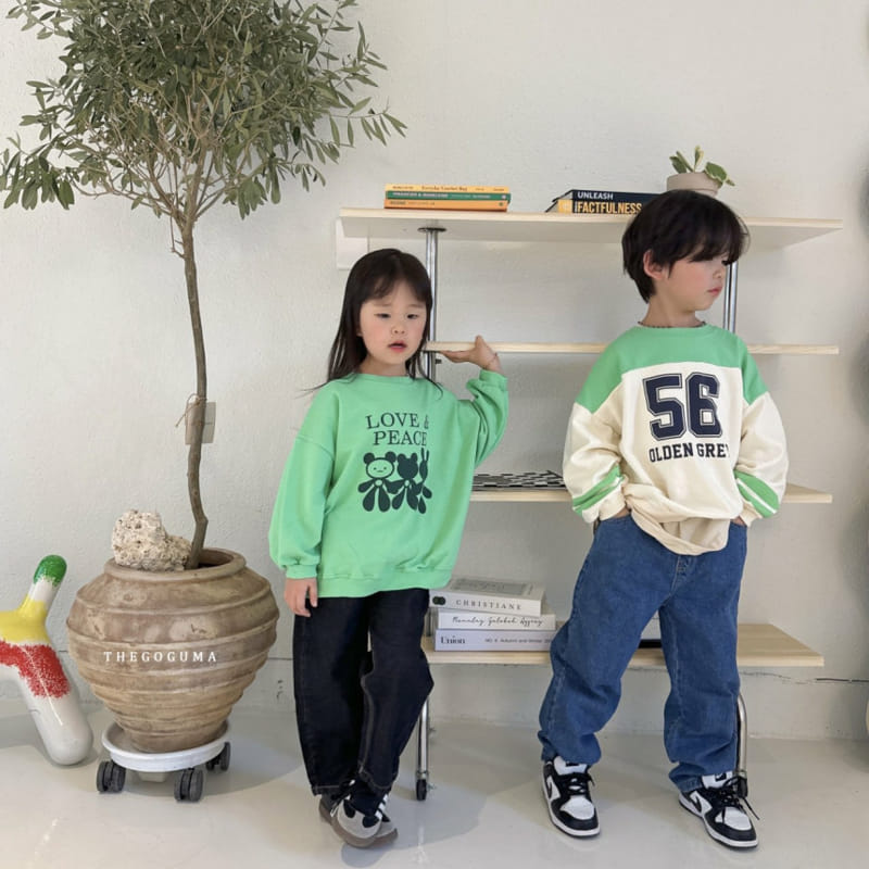 Thegoguma - Korean Children Fashion - #designkidswear - Love Peace Sweatshirt - 3