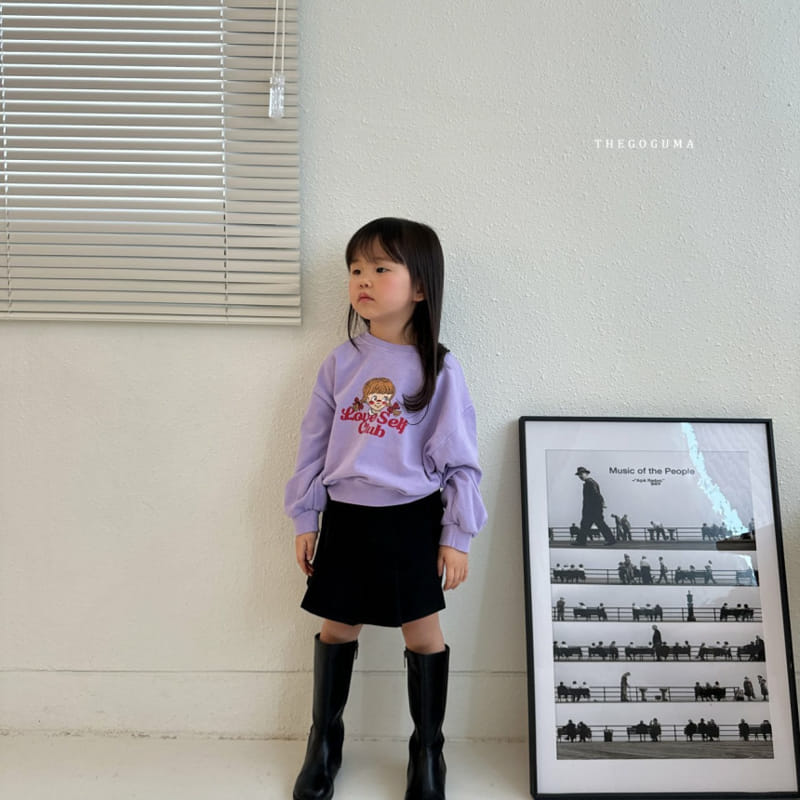 Thegoguma - Korean Children Fashion - #designkidswear - Love Crop Sweatshirt - 2