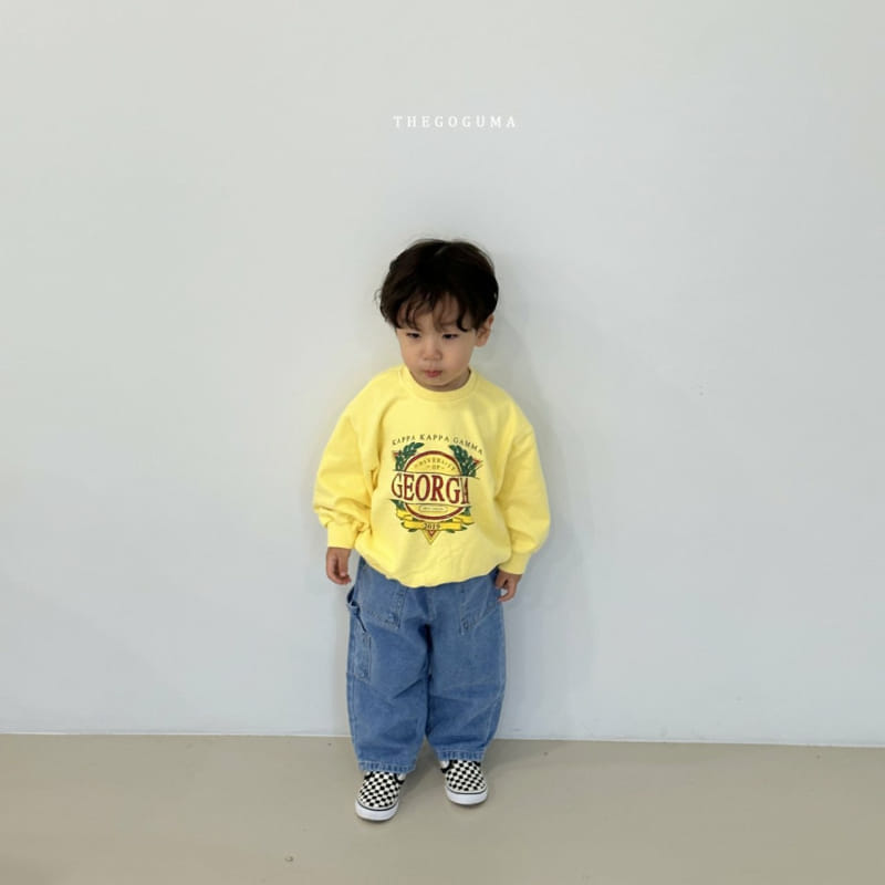 Thegoguma - Korean Children Fashion - #discoveringself - Retro Pocket Denim Pants - 2