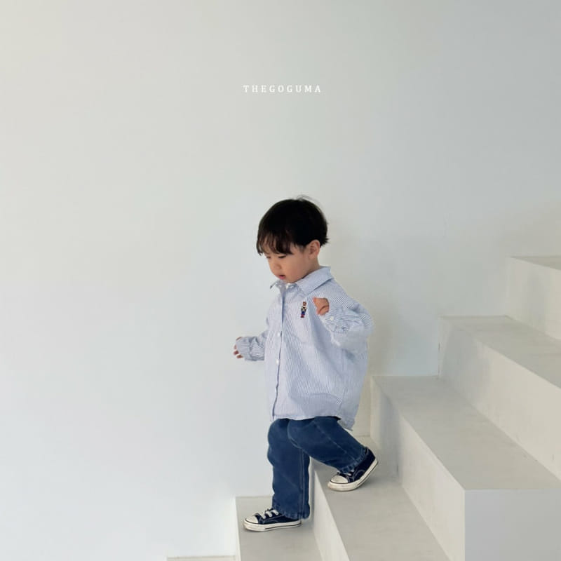 Thegoguma - Korean Children Fashion - #discoveringself - Tick Tok Straight Denim Pants - 10